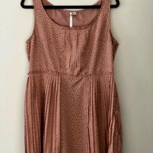 LC Lauren Conrad Pink Polka Dot Dress